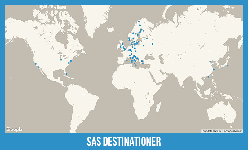 SAS rabatt på flygresor