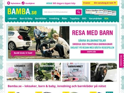 Bamba.se Screenshot