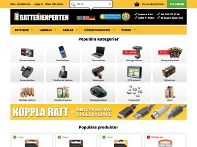 Batteriexperten Screenshot