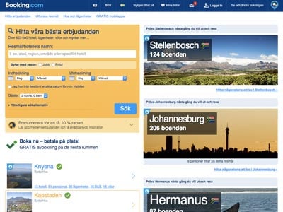 Booking.com Screenshot