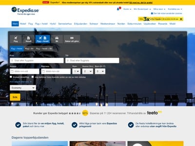 Expedia Screenshot