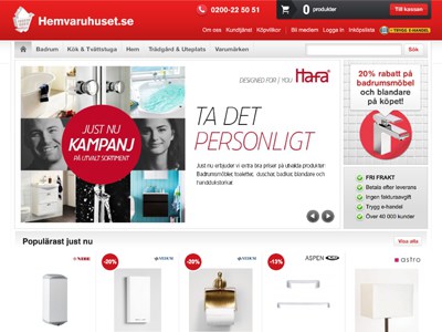 Hemvaruhuset Screenshot