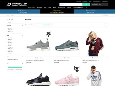 JD Sports Screenshot