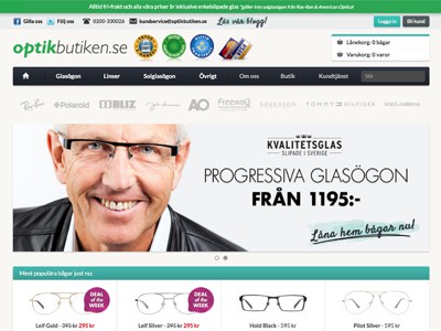 Optikbutiken Screenshot