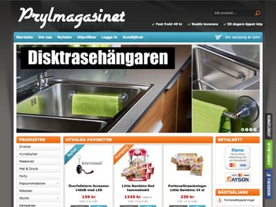 Prylmagasinet Screenshot