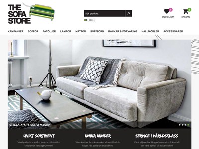 The Sofa Store Screenshot