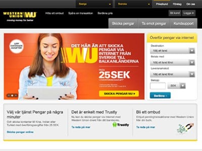 Western Union Screenshot